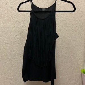 Zara Trafaluc Fringe Top